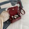 Süße Schleife Spitze Damen PU Umhängetaschen Leichte Tragbare Damen Handtaschen Lippenstift Tasche Lässige Mädchen Crossbody Tasche Clutch KTB