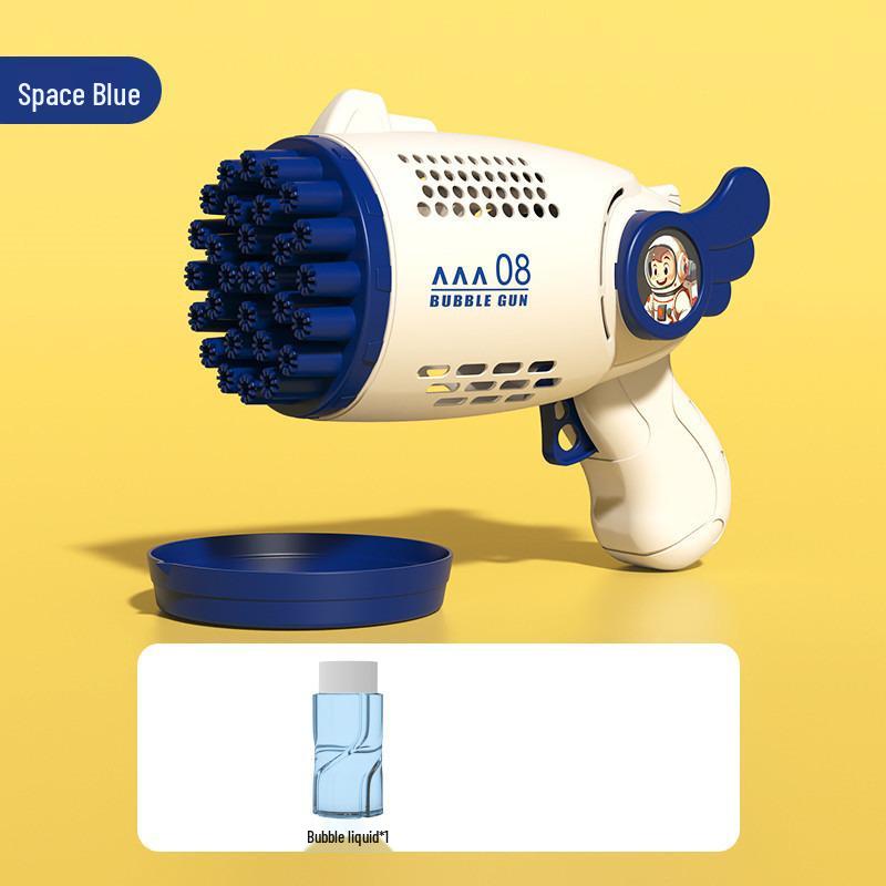 Automatic Bear Bubble Machine Toy with Lights for Kids – Summer Outdoor Fun