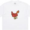 Palace Clucking T-Shirt White Men Tops P22TS383