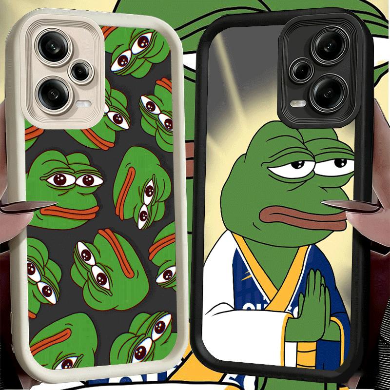 Phone Case for Xiaomi Redmi Note 15 14 13 Pro Plus Funny Sad Forg P-Pepe Meme Shell 12S 11 11S 11T 5G 14S Soft Silicone Funda