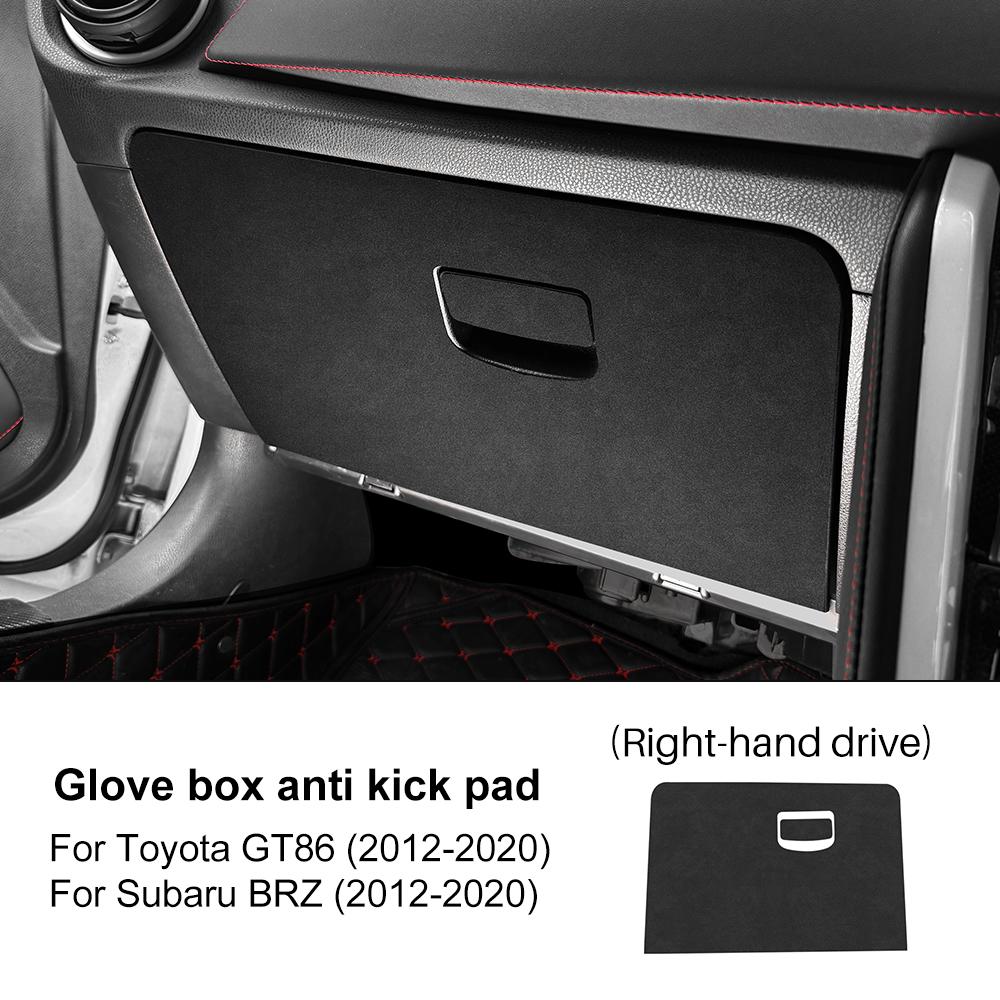 For Subaru BRZ/ Toyota GT86 2012 2013 2014 2015 2016 2017 2018 2019 2020 LHD RHD Car Copilot Box Anti-kick Suede Protect Sticker