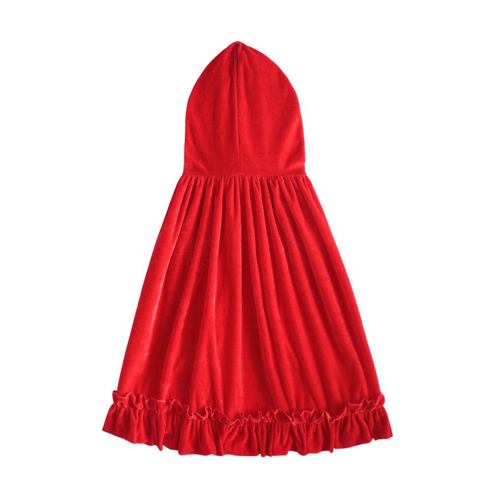 Velvet lace santa Little Red Riding Hood cloak costume cosplay cloak hat suitable for Halloween and Christmas cosplay cape