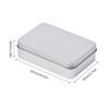 Playing Card Box, Trading Card Case, Card Storage Tin, Card Organizer, Card Case, Empty Metal Storage Box for Game Cards