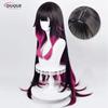 Game Impact Fatui Cosplay Columbina Wig 105cm Long Gradient Heat Resistant Synthetic Hair Anime Party Wigs + Wig Cap