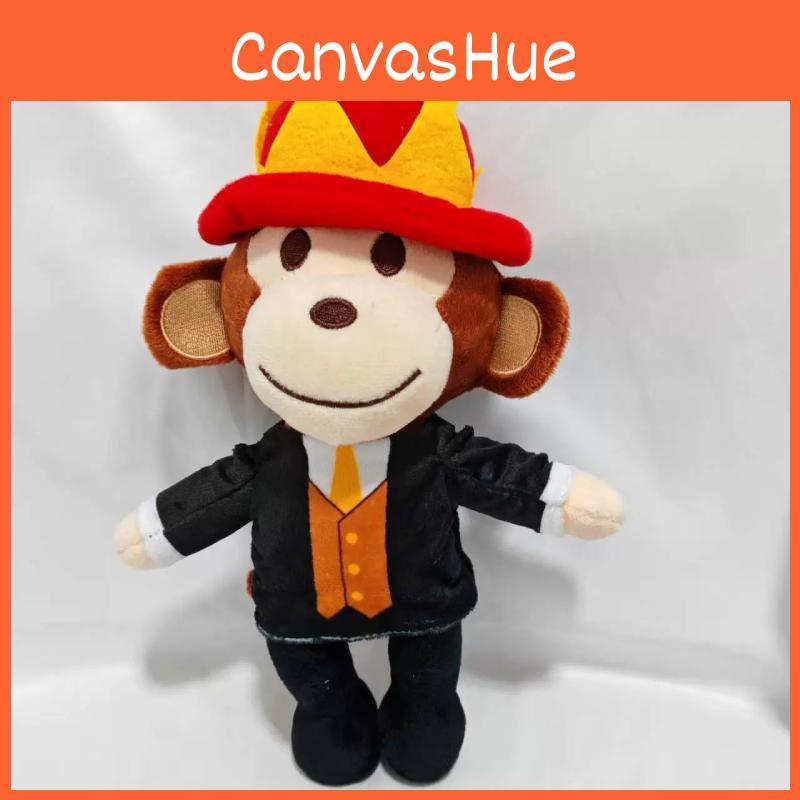 Brainrot Steal A Jandel Hat Monkey Plush Toy Animal Stuffed Doll Decoration