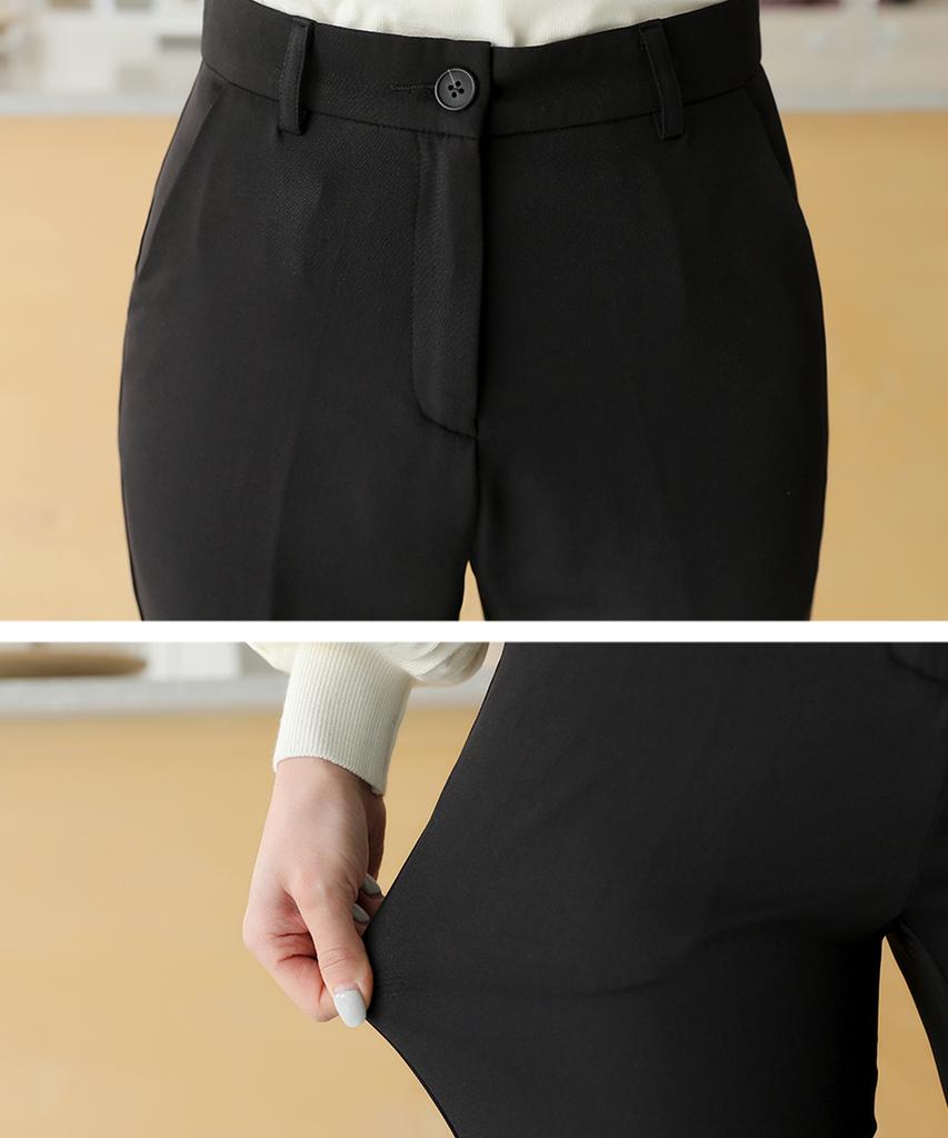 Ppaeppae Waist Tension Light Stretch Bootcut Slacks