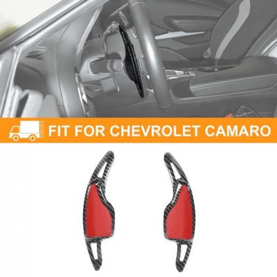 Steering Wheel Shift Paddle Shifter Cover Trim For Chevrolet Camaro 2017+ Carbon