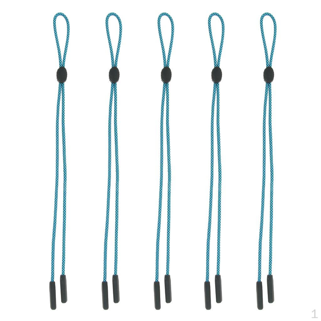 5 Piece Unisex Eyeglass Strap Sunglasses, , Eyewear, Sports