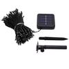 5 Meter Solar Powered Garden Decorative String Lights with 20 LED Bulbs Waterproof Outdoor Lighting for Patio Yard Pathway and Landscape