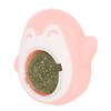 Catnip Wall Ball Rotatable Teeth Cleaning Interactive Cute Adhesive Cat Licking Ball for Indoor