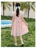 Girls' Korean Tencel Flying Sleeve Dress