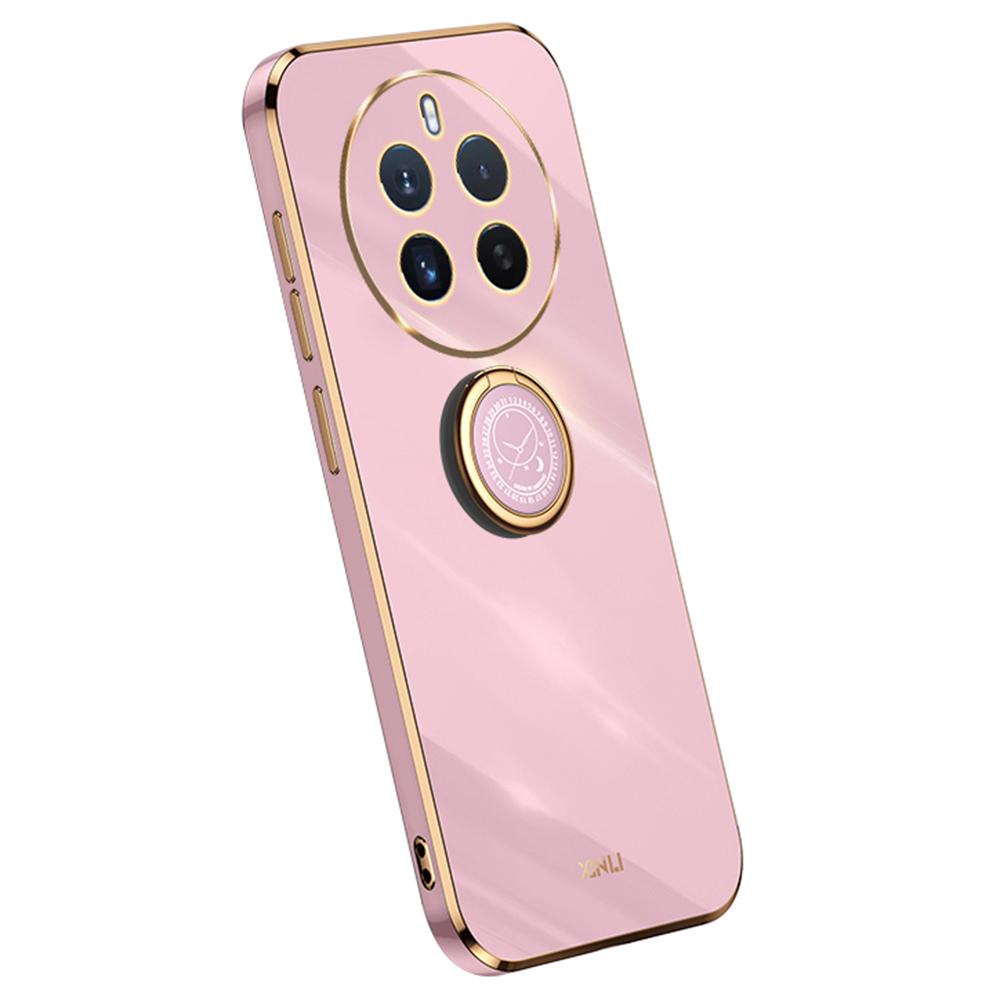 XINLI Etui z podpórką do Realme 12 Pro 5G/12 Pro+ 5G TPU Galwanizowany Pokrowiec na Telefon