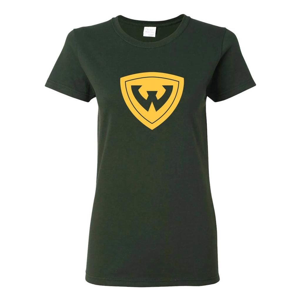 Wayne State Warriors Primary Logo Women's T Shirt