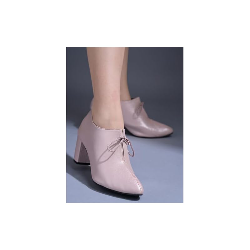 Shoetopia Solid Pointed Toe Peach Pumps For Women & Girls /Eu36 3 UK персиковый