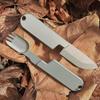 2 in 1 Camping Utensils Set Portable Magnetic Detachable Spoon Fork Combo