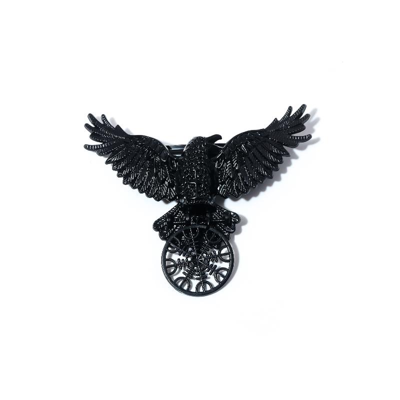 1/2 Stück Halloween Vintage Krähen Haarspange Gothic Wikinger Hexe Haarnadel Cosplay Party Haarschmuck Für Frauen Schmuck