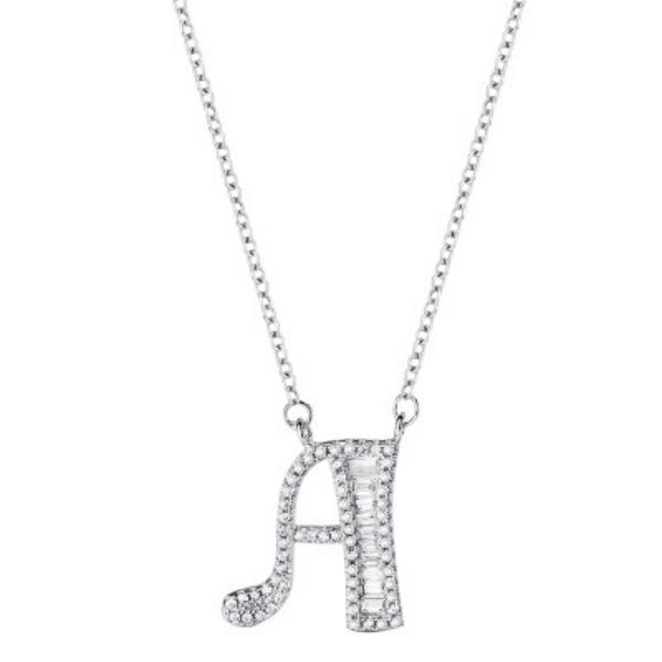 English Letter Necklace Suitable for Couples' First Letters
