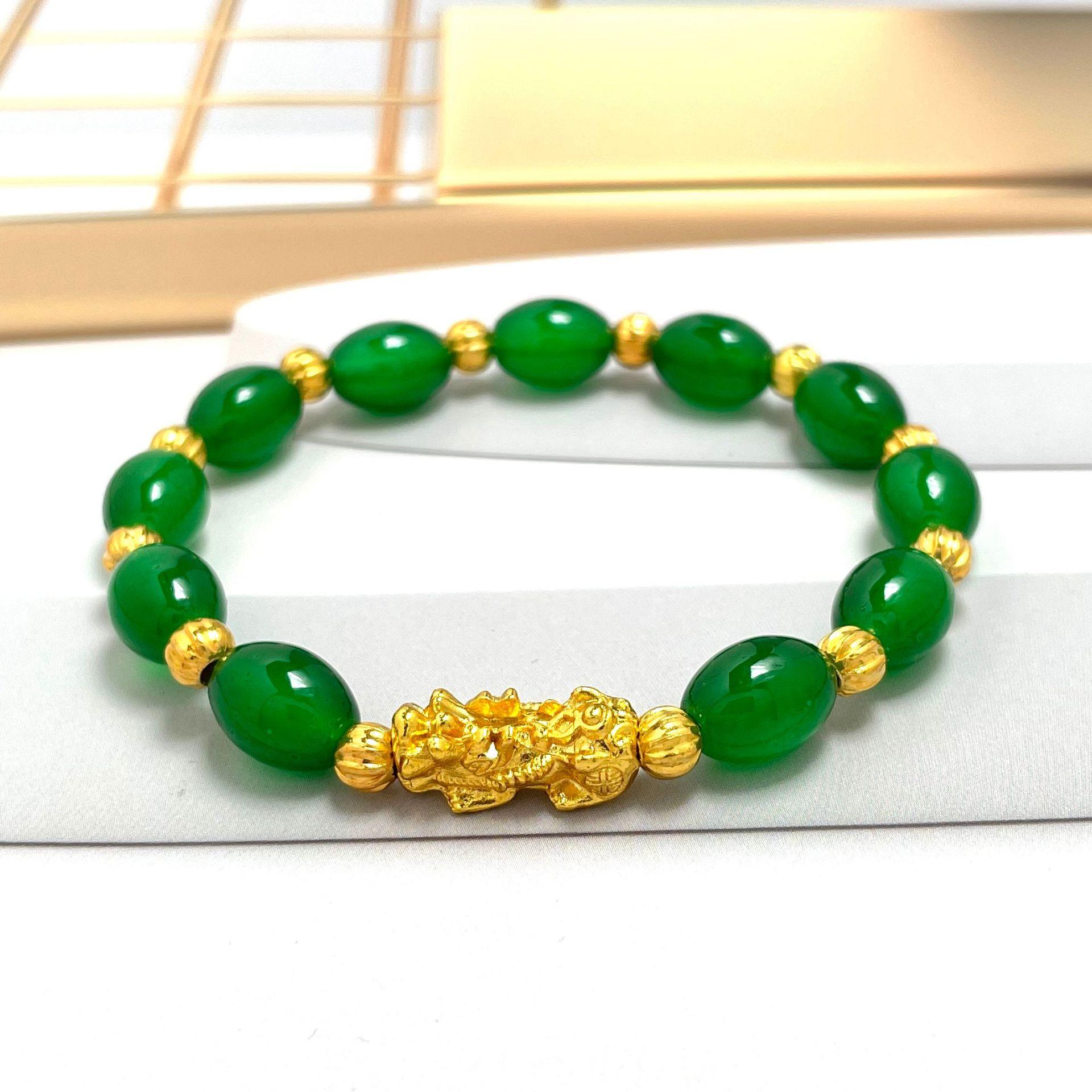 Lucky Women Jade Pixiu Браслет 3d Браслет PiYao