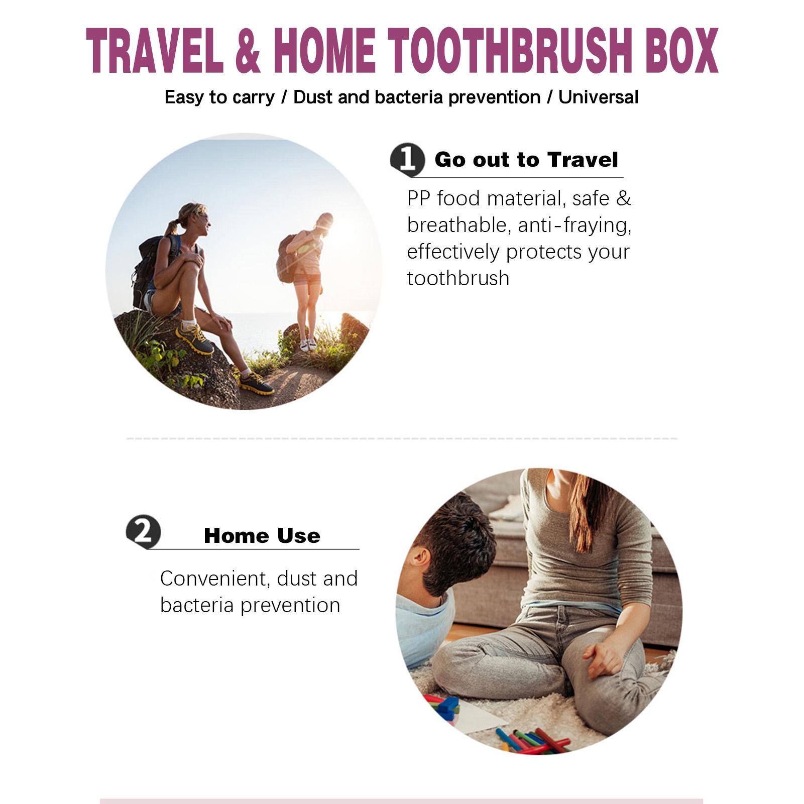 

Электрическая коробка для зубных щеток Портативная дорожная зубная щетка премиум-класса и защитная коробка для головок