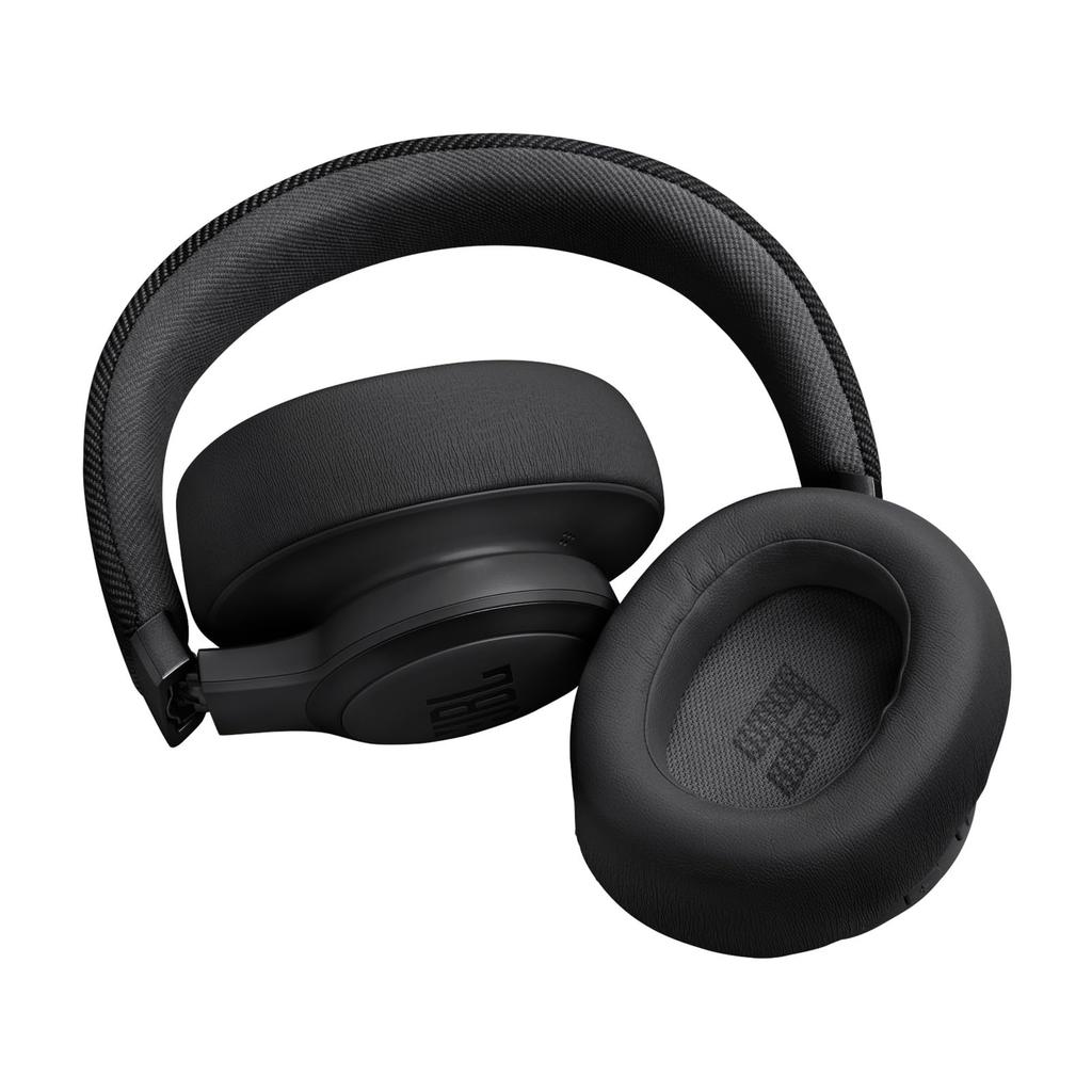 JBL LIVE 770 NC Stil/Design/Hybrides Noise Cancelling/Bluetooth-kompatibel/Multi-Point/Over-Ear-Kopfhörer/Schwarz/JBLLIVE770NCBLK