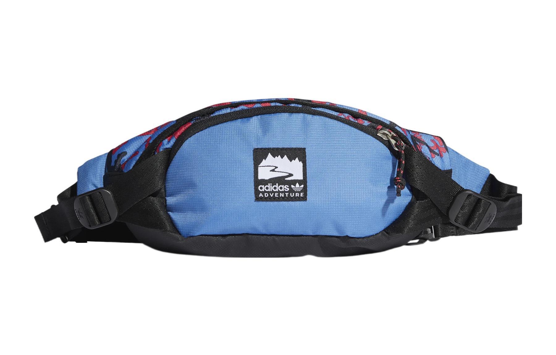 Adidas Originals Polyester Fanny Pack Regular Unisex Black Red Blue Mixed Color H22727