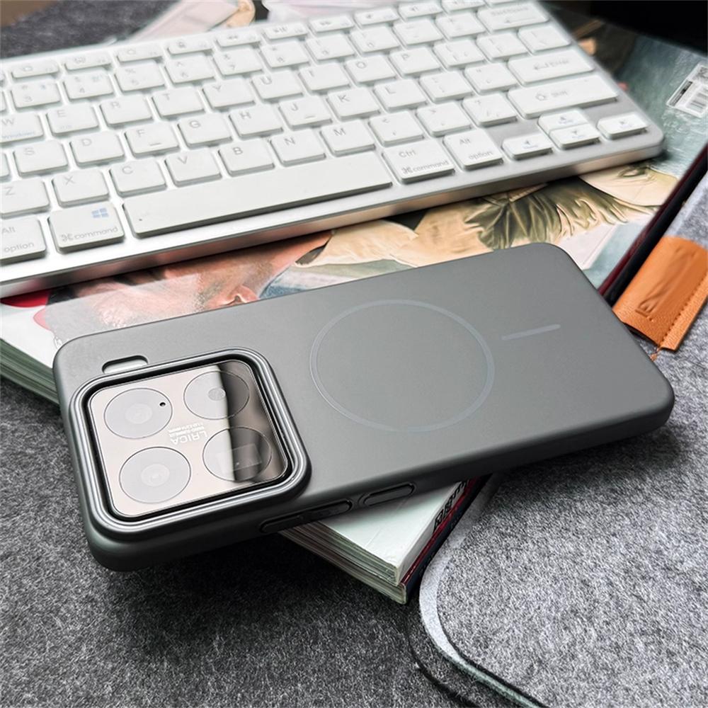

Ультратонкий матовый твердый чехол из ПК однотонного цвета для Xiaomi Mi 15 Pro 14 Ultra 14T 13 CIVI 5 Pro, тонкий магнитный чехол для беспроводной зарядки Xiaomi 13
