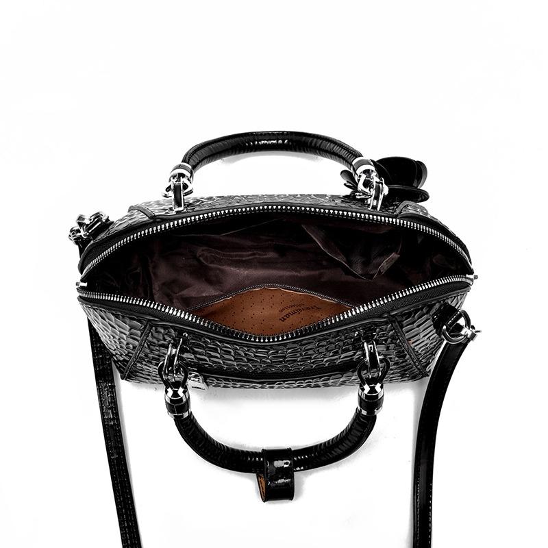 Damen Shell Kleine Quadratische Tasche Mode Neue Krokodilmuster Handtasche Luxusmarke Designer Schultertasche Pendler Umhängetasche