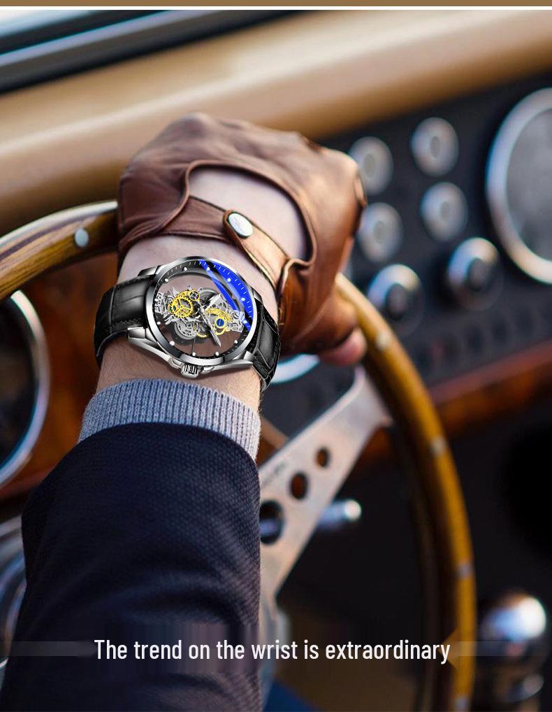 Bugatti Men's Double-Sided Automatic Mechanical Watch