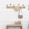 EXCEART Set Alfabeto in Legno, 104 Pezzi, 4,4 x 4,2 x 1,6 cm, Lettere Maiuscole, Sagome in Legno, Materiale Naturale Leggero per Artigianato Fai-da-Te,