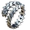 Retro Gothic Fish Bone Ring Creative Spine Ring Party Jewelry for Friends Te
