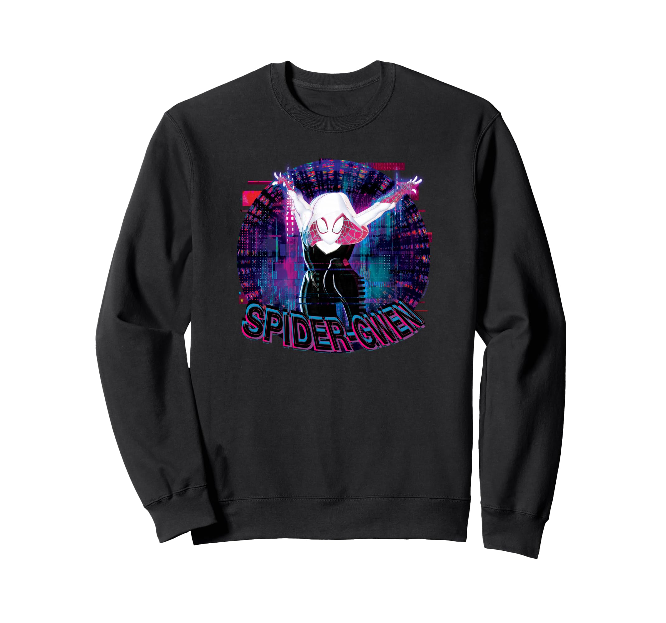 

Marvel s Spider-Man: Into the Spider-Verse Part 1 Glitch Gwen Sweatshirt