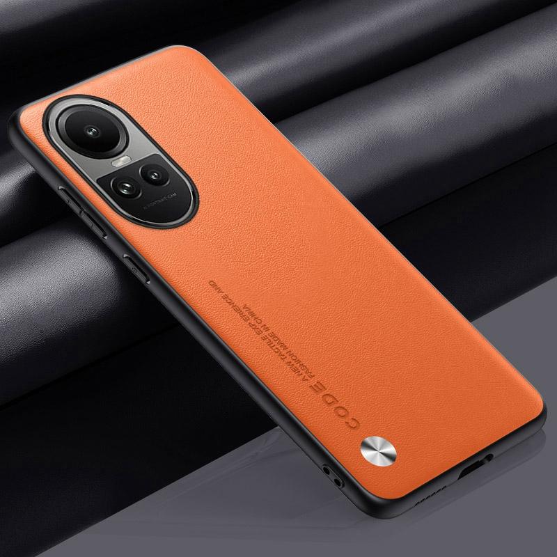Luxury PU Leather Case For OPPO Reno 10 Pro 5G Back Cover Silicone Shockproof Protection Phone Case For OPPO Reno10 Pro 10Pro