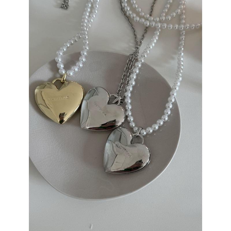 Mei Mary Influencer-style Pearl Belt - Women's Decorative Suit Heart Accessory Waist Chain Crossbody