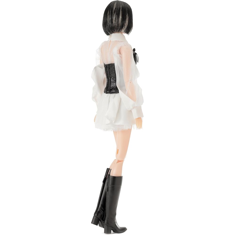 Momoko Doll Girl Pop Blue Star B&W Version PVC Doll