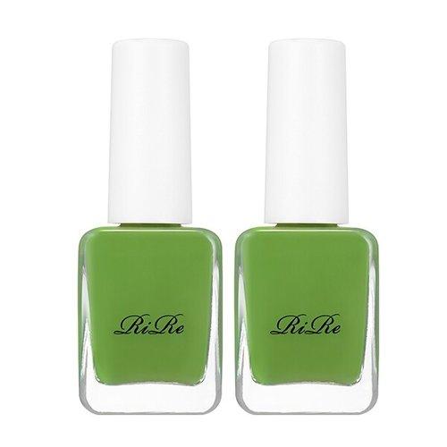 

RIRE Glossy Mood Nail No. 4 Retro Green 2ea