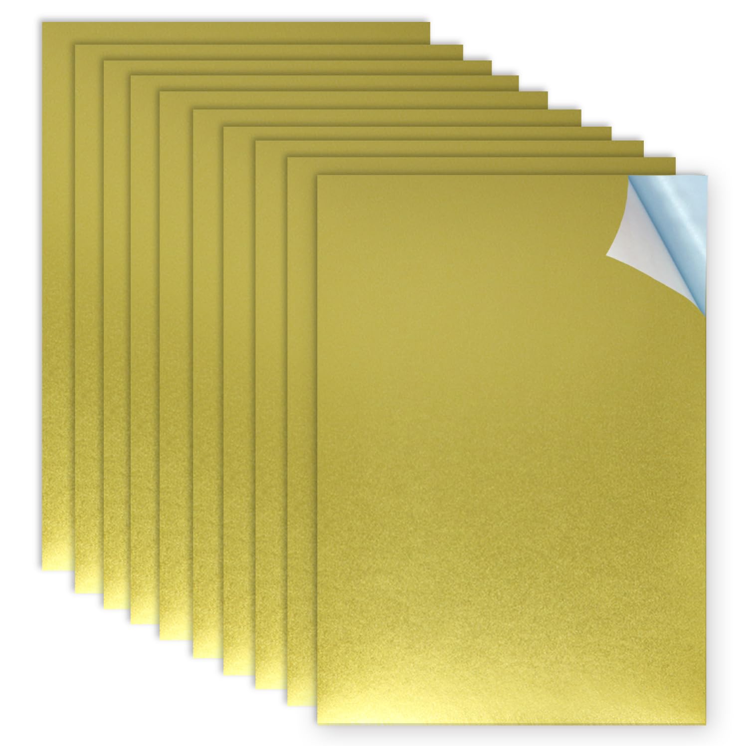 

Made in A4 Size Gold Perfect for Creating Original Stickers Japan Free-Cut Japanese-Style Stickers, (10 Sheets)