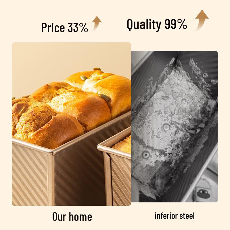 Jiexing 450g Toast Bread Baking Pan with Lid