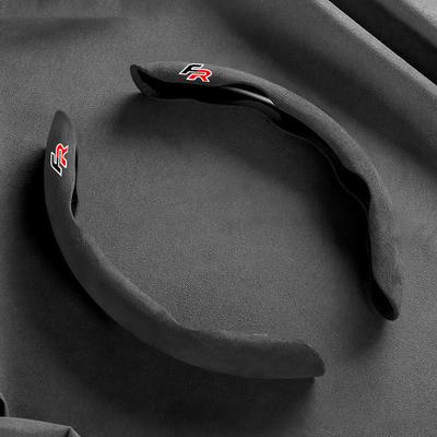Suede Car Non-Slip Steering Wheel Anti-slip Covers For FR Leon Ibiza Altea Exe 5f Mk2 Mk3 TARRACO Auto Interior Accessories