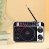 511BT FM Vintage Radio Bluetooth-compatible Speaker Lightweight Portable Radio with  Easy Tuning Knob Miusic Enhancement
