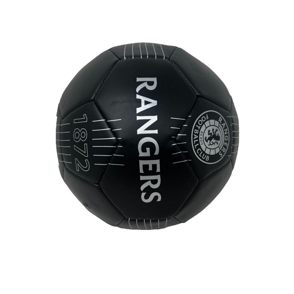 Rangers FC React Crest Leather Detailing Football