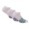 Lee Womens/Ladies Leopard Print Liner Socks (Pack of 3)