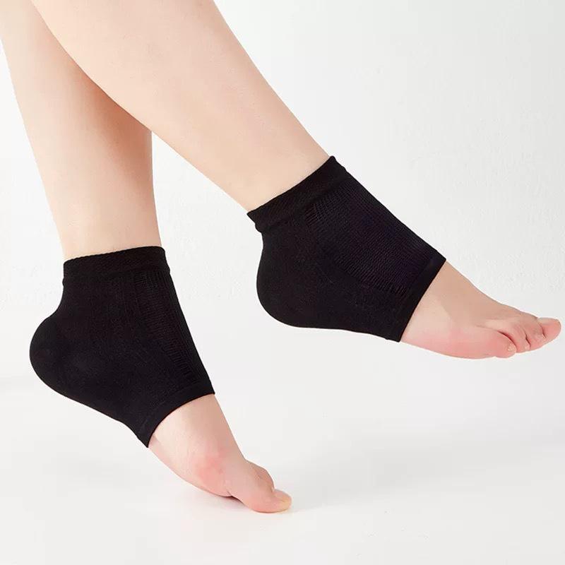 Moisturizing Silicone Heel Covers: Breathable, Anti-Crack, Anti-Wear Socks for Dry, Cracked Heels