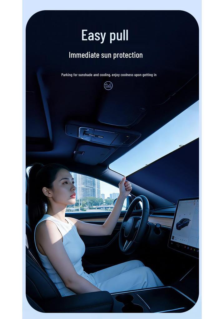 Car Windshield Sunshade - Heat Insulation & Light Blocking for Summer