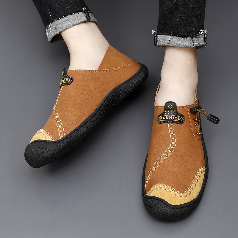 2024 Spring Autumn New Outdoor Camping Casual Shoes Office Men's Business Leather Shoes Daily Versatile Loafers for Men’s