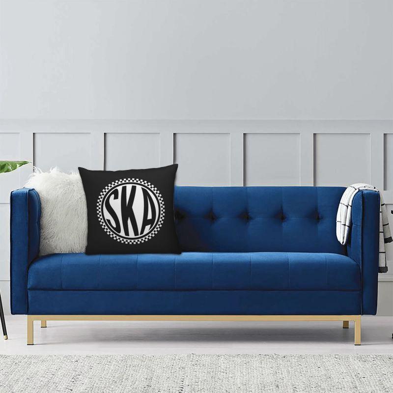 Custom Modern Ska Sofa Cushion Cover Polyester Jamaica Music Pillow Case