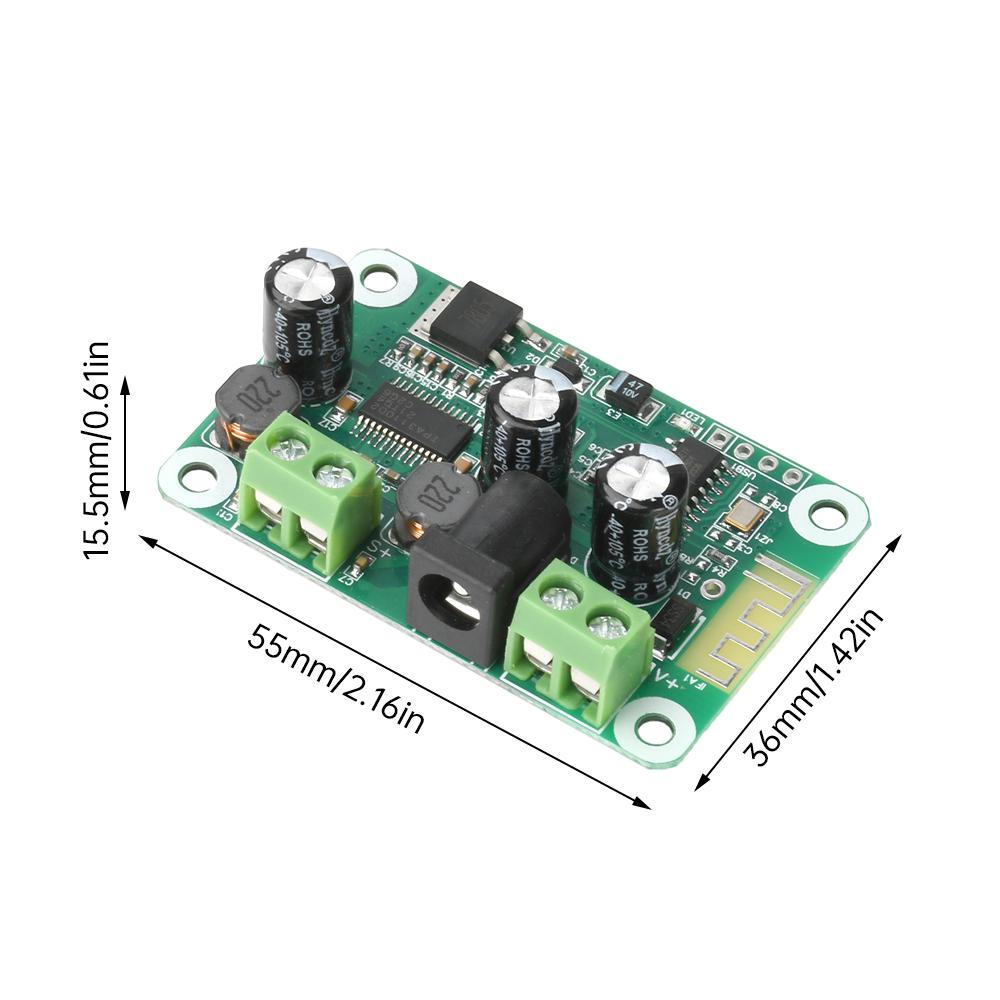 TPA3110 Audio Power Amplifier Module DIY Bluetooth 5.4 Digital Stereo Audio Amplifier 30W Mono Supports TWS Paired DC 9-25V 3A