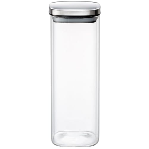 Ishigaki Delish Life Heat-Resistant Glass Storage Container, Square Canister, 2400ml, 4576