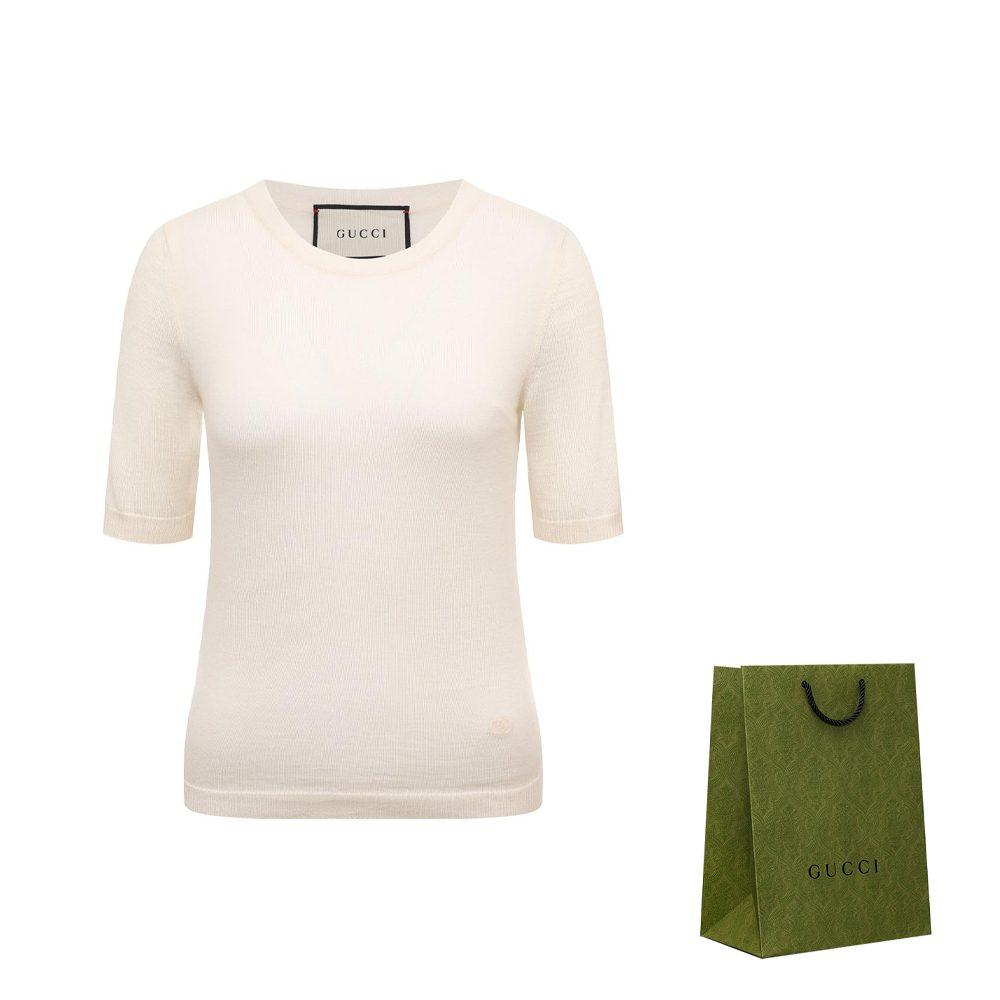 Gucci Cashmere Sweater Women's Beige 624291-XKBD6-9791