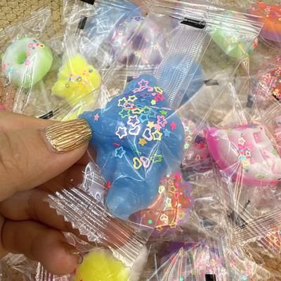 10 piezas Mini Taba Squishy Donut Pinch Clidbe Juguetes Esponjoso Pastel de Queso Galleta Tostada Waffle Helado Juguetes Fidget Regalos de Cumpleaños para Niños
