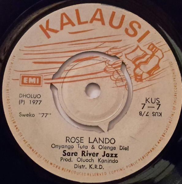 

7-дюймовая пластинка SARE RIVER JAZZ Sally Rose Lando KUS77 KALAUSI 1977 Кения Мировая музыка Б/у